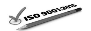עיפרון מחודד עם כיתוב ISO 9001:2015 כדימוי לתהליך שפיצי מהיר וממוקד